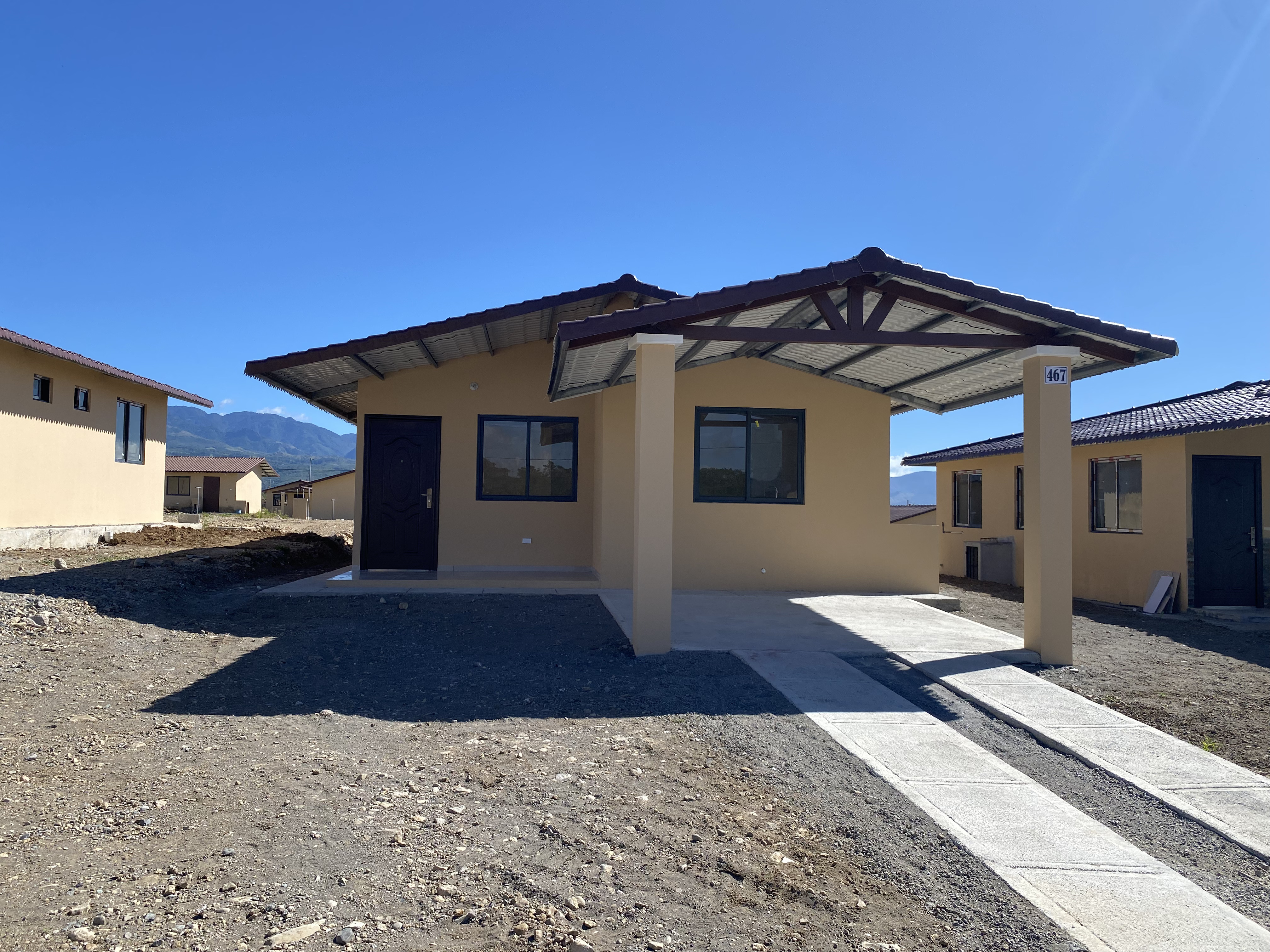 Calles y conjunto residencial