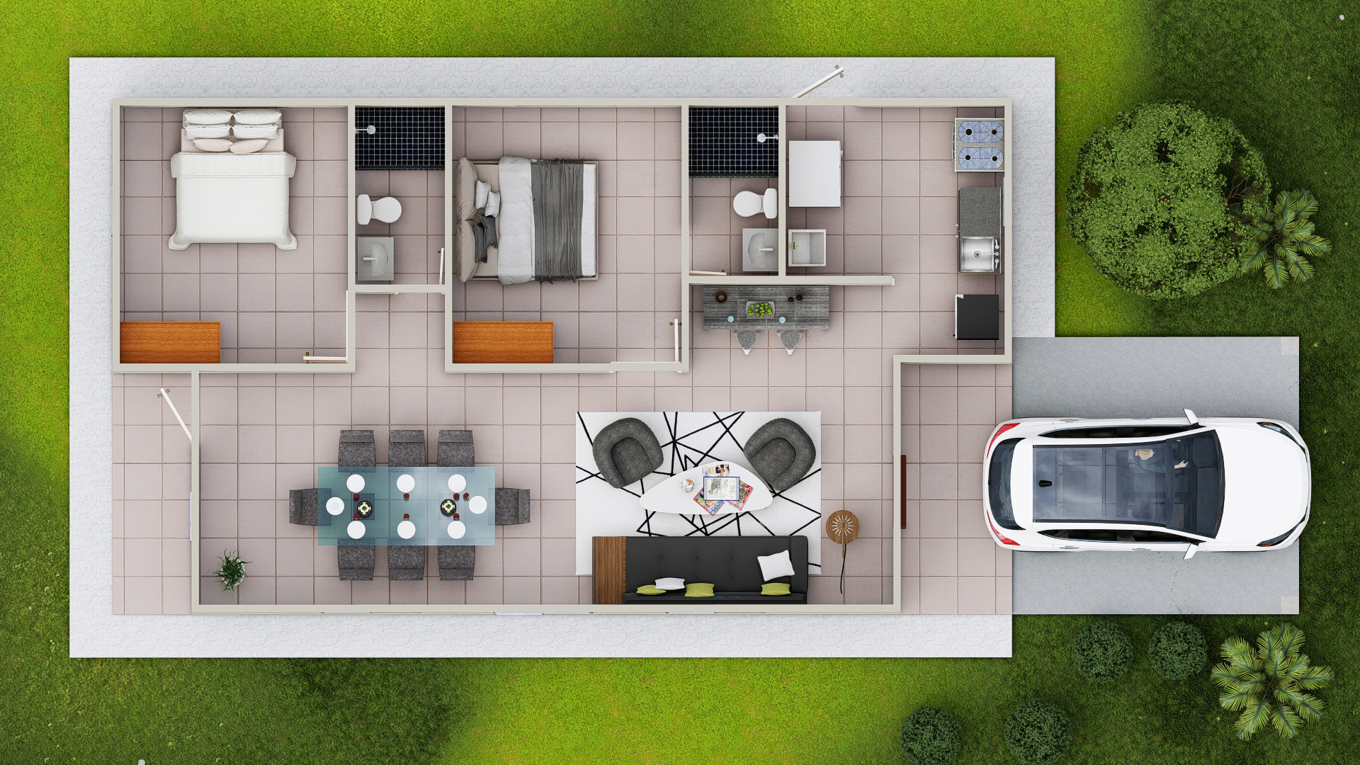 Planta arquitectónica OLIMPO 2R