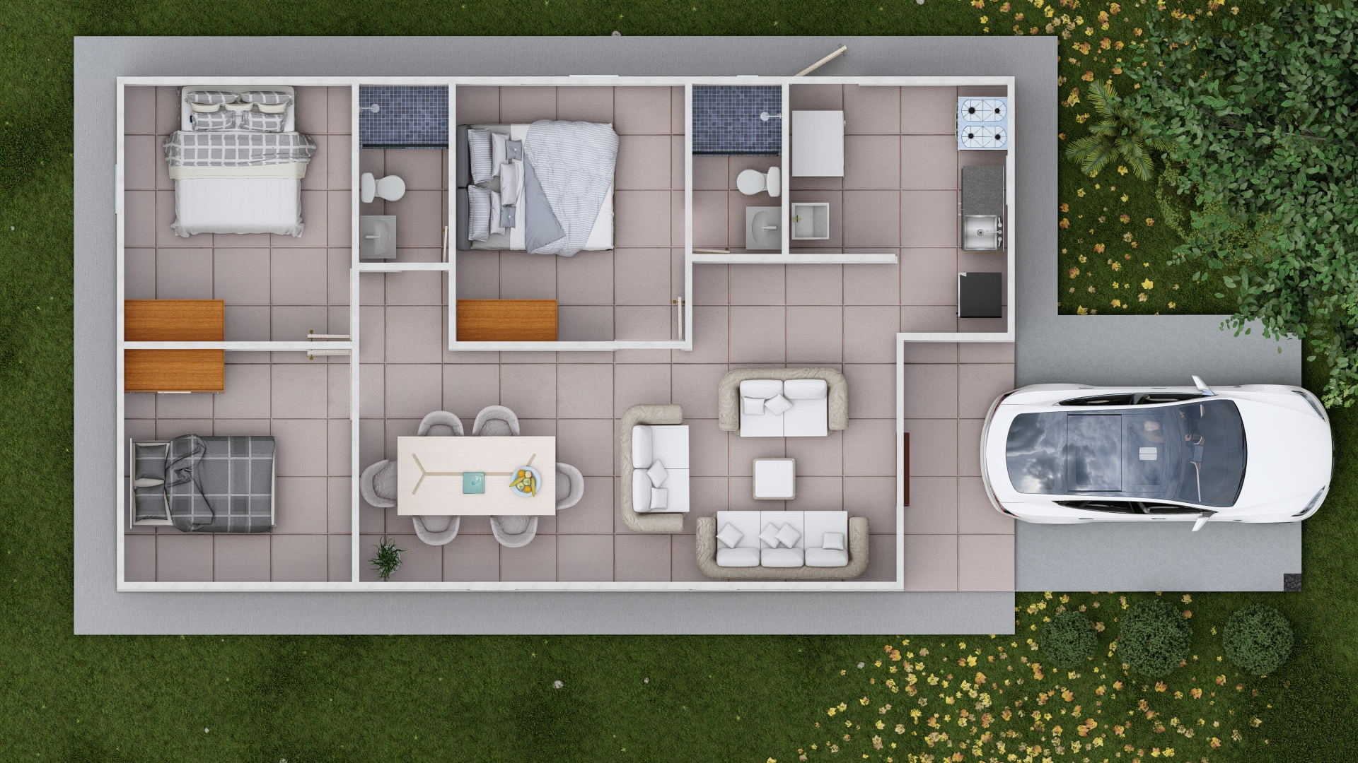 Planta arquitectónica OLIMPO 3R